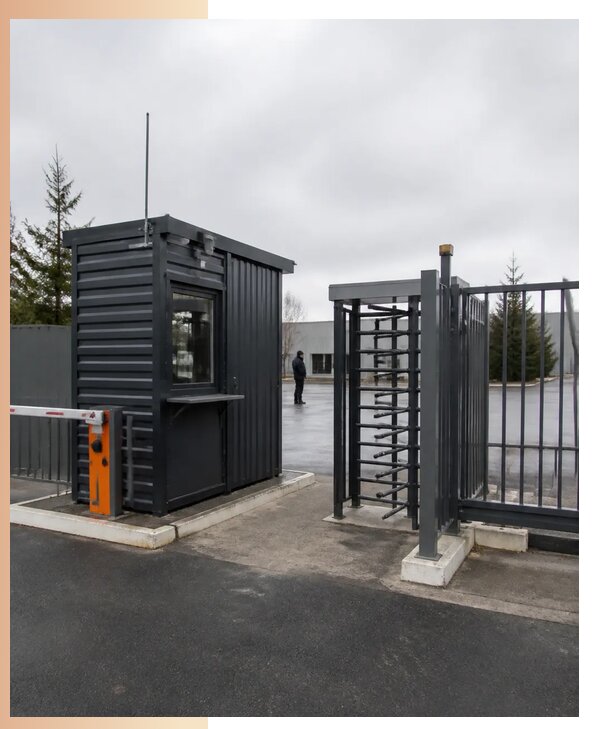 Изготовление и установка постов охраны с турникетом в Воркуте